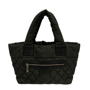 CHANEL Coco Cocoon Handbag Gray